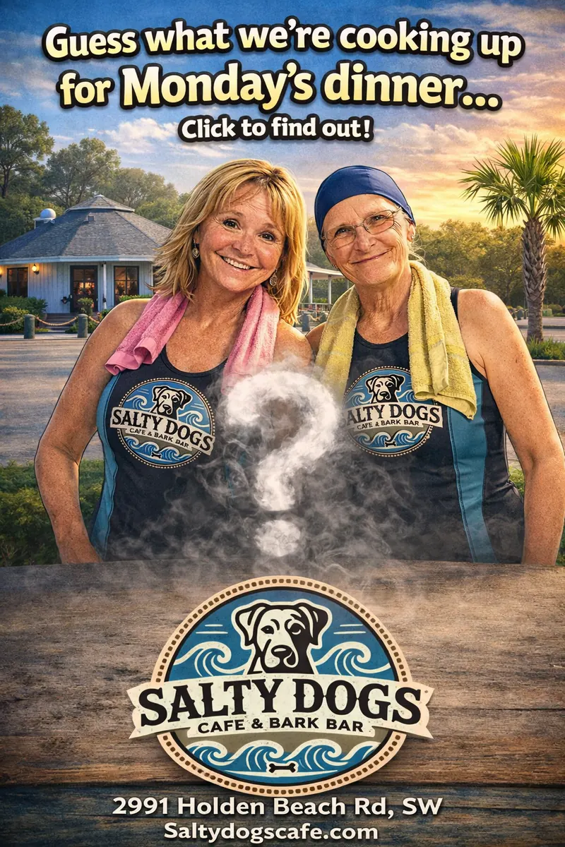 Salty Dogs promotional flyer design